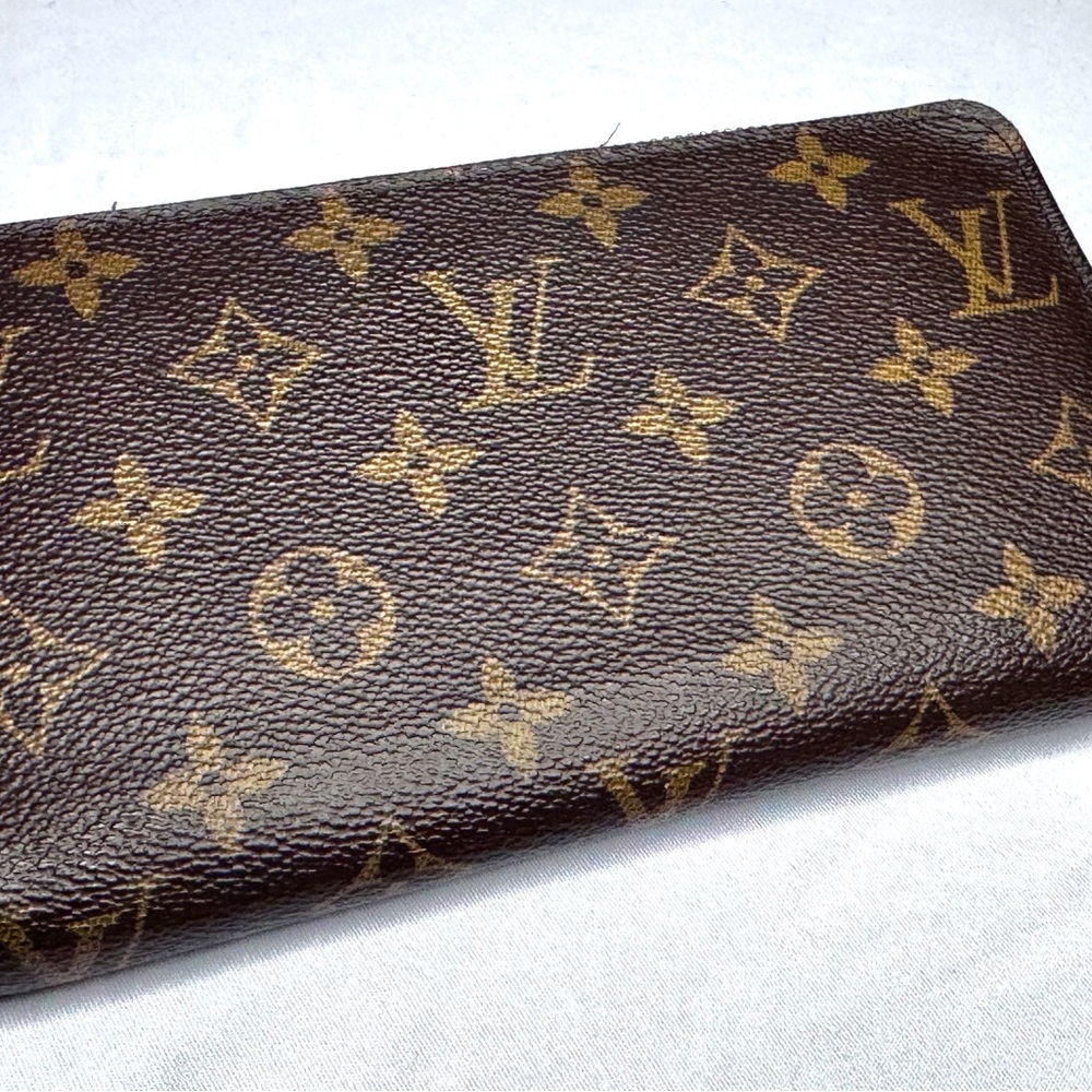 Louis Vuitton Brown and Gold Monogram Wallet - Picture 7 of 7